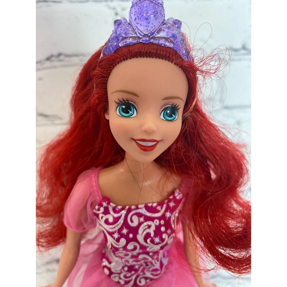 Disney Princess Ariel‎ Little Mermaid Fashion Barbie Doll 2012 Pink Sparkle Gown